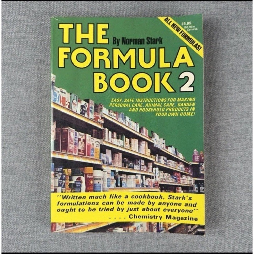 The Formula Book 2 Norman Stark Hardcover 1976 Household DIY Formulas 0836206753